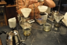 Each pour-over gets its own set of scales...