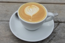 I decided to have a flat white, made with the single-origin...