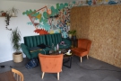 The chipboard is temporary while The Hideaway raises funds for some partition doors.