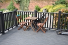 There's plenty of choice if you want to sit on the terrace, starting with this table at the...