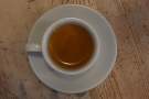 I'll leave you with a classic view of my classic espresso (in a classic cup).