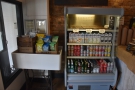 While you wait, you can check out the chiller cabinet by the counter.