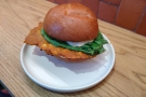 Talking of which, I had the sweetcorn and Mexicana cheese fritter bun for lunch.