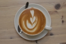 ... excellent latte art...