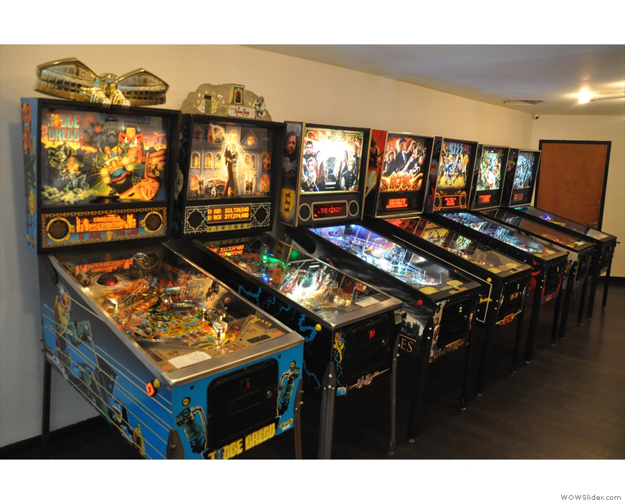 When Tilt opened in 2015, these seven pinball machines were all Tilt had.