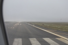 The runway at Keflavik Airport in Iceland.