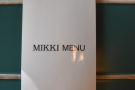 ... with a more detailed printed menu on the counter itself...