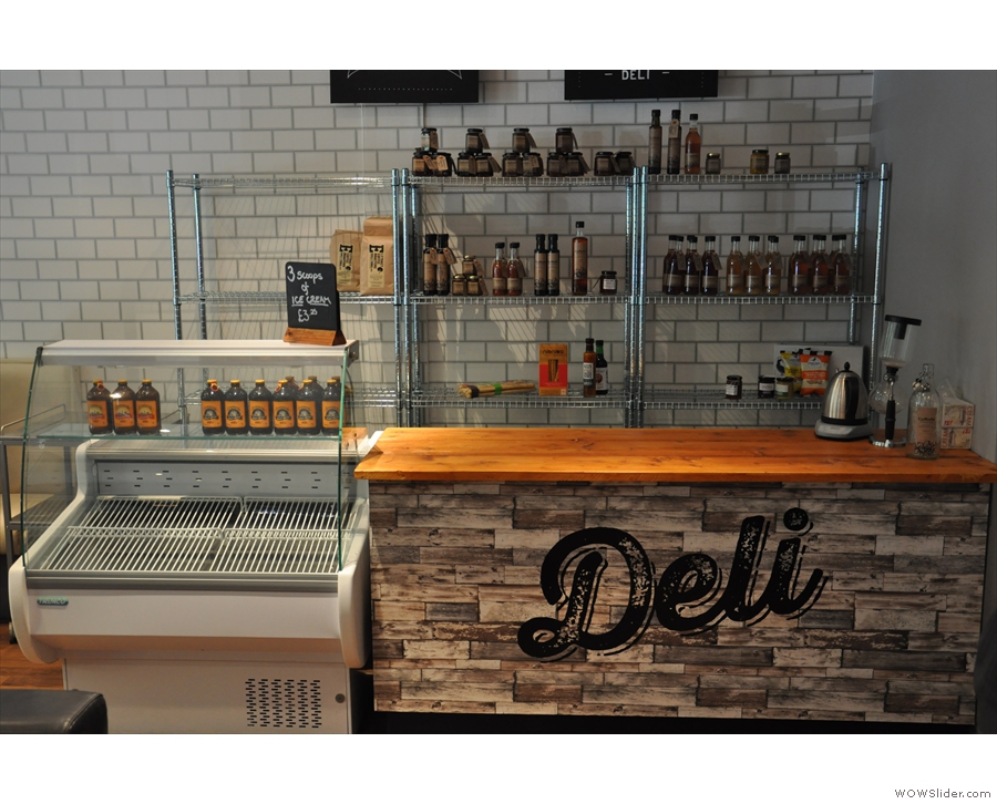... but by August that year, it had been replaced by this deli counter.