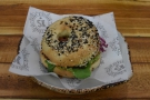 ... to your table when it's ready. This was my halloumi (and avocado) bagel...