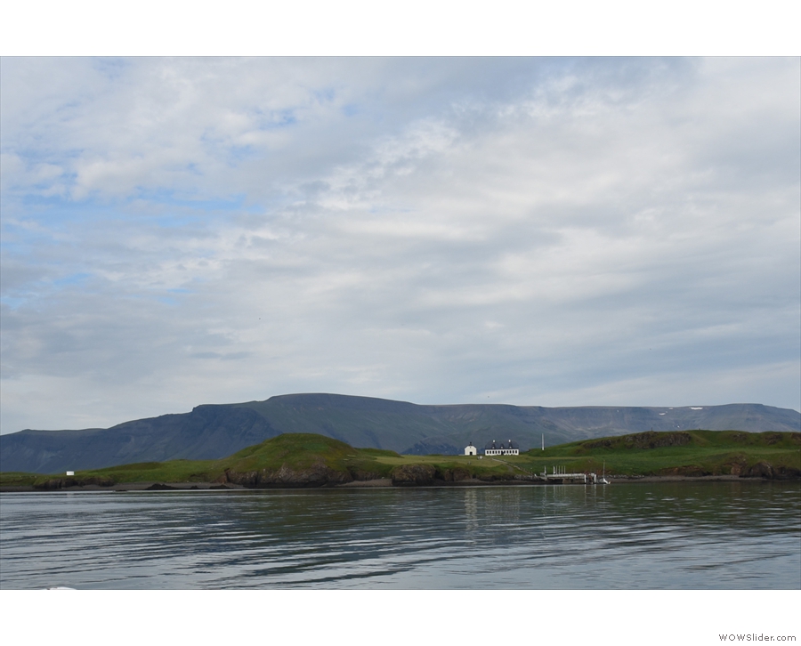 ... and Viðey Island behind us.
