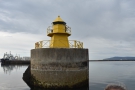 We slipped into the Old Harbour past one of the squat, yellow lighthouses...