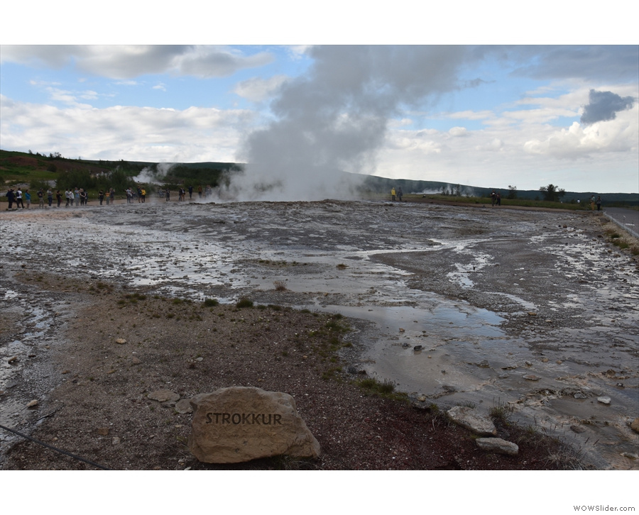 The culprit was Strokkur, the most active of the geysers at Geysir.