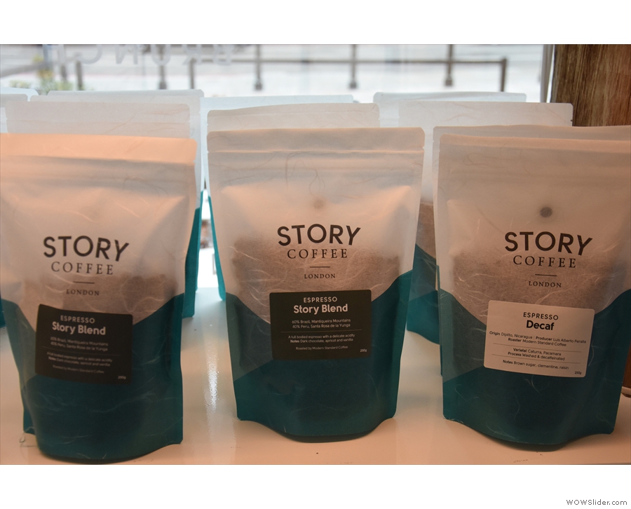 There's the Story Blend and Decaf (roasted by Modern Standard)...