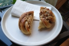 ... cinnamon and hazelnut pastry, which was lovely (and served warm).