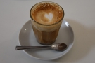My cortado was on the small side (perhaps more of a piccolo), but lovely...