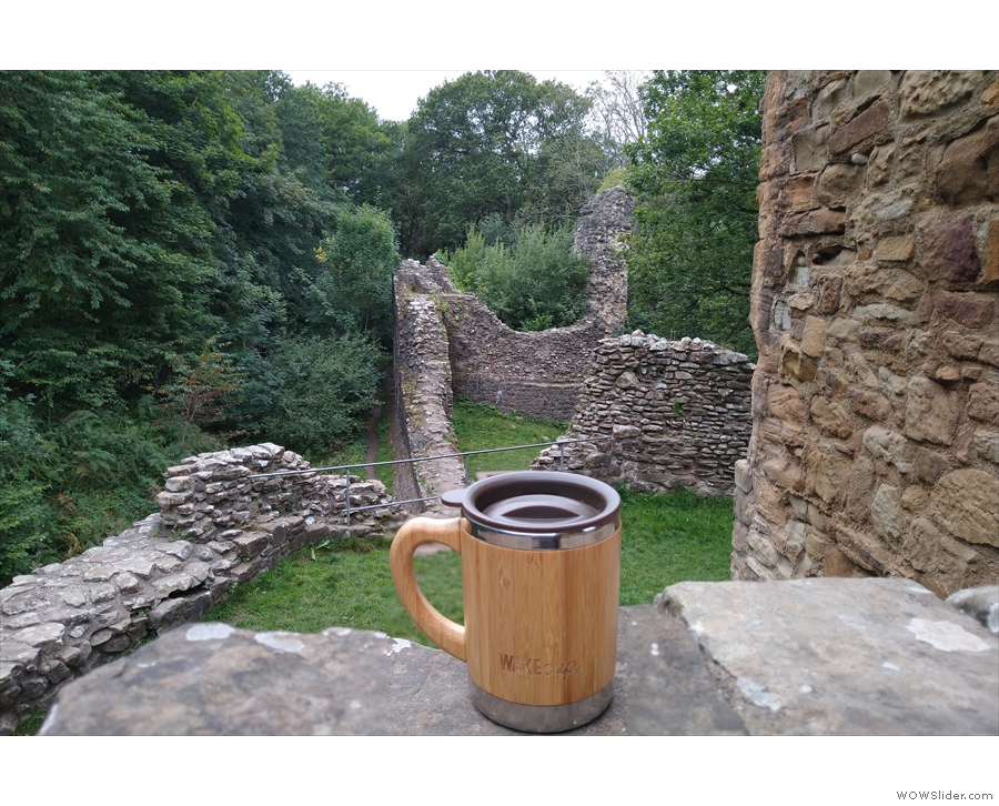 ... where my Global WAKEcup admired the 13th century castle walls.