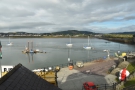 ... and here's the view from the other window, looking northeast across the Conwy estuary.