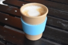 ... it opened in 2018. This is the first photo I have, of a flat white from August 2018...