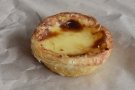 ... while this is a rare cake photo, of a pastéis de nata, which I had with my flat white.