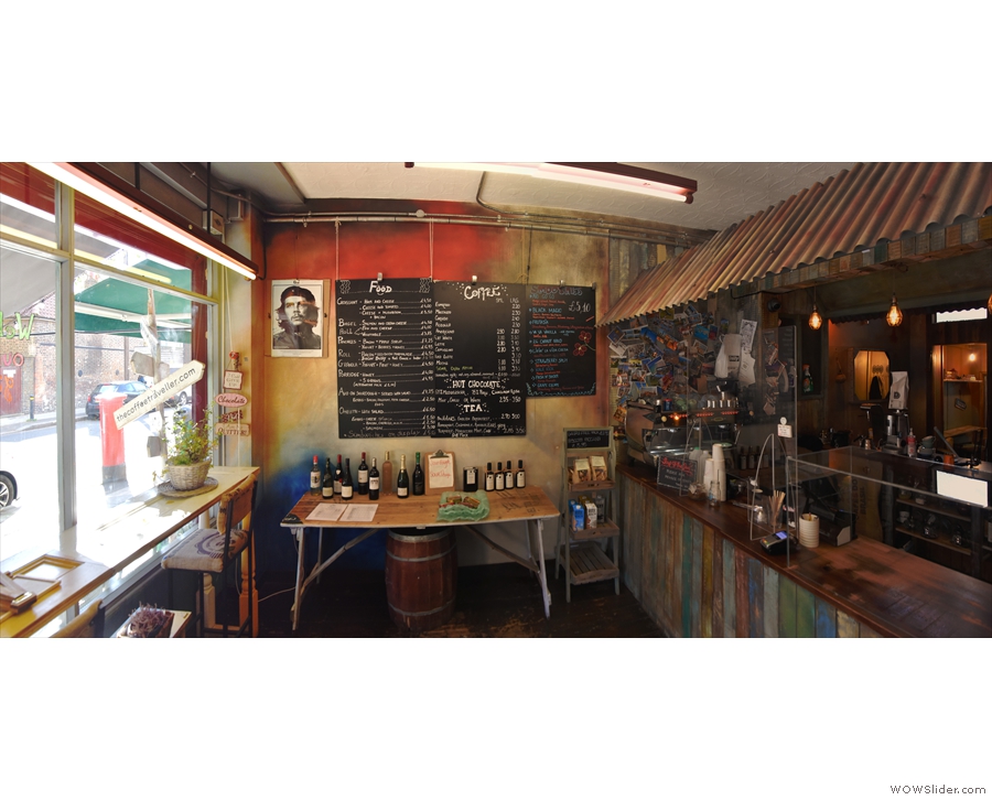 May saw me up in London on a couple of day trips. Here's The Coffee Traveller in Chiswick.