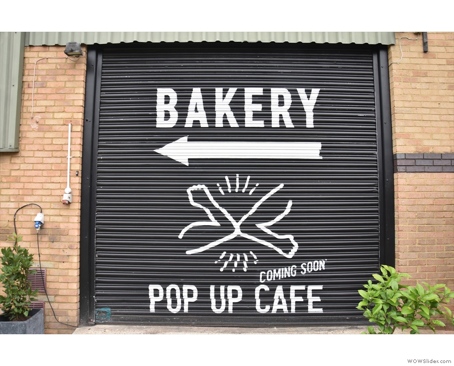 Don't worry about the 'coming soon', the pop up cafe is here!