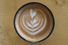 ... visit, which came with some lovely latte art. I paired that with...