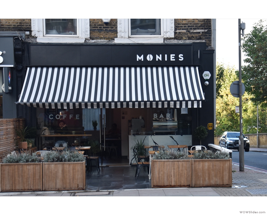 A newcomer on Upper Richmond Road, MONIES is a slice of Cornwall in Putney.