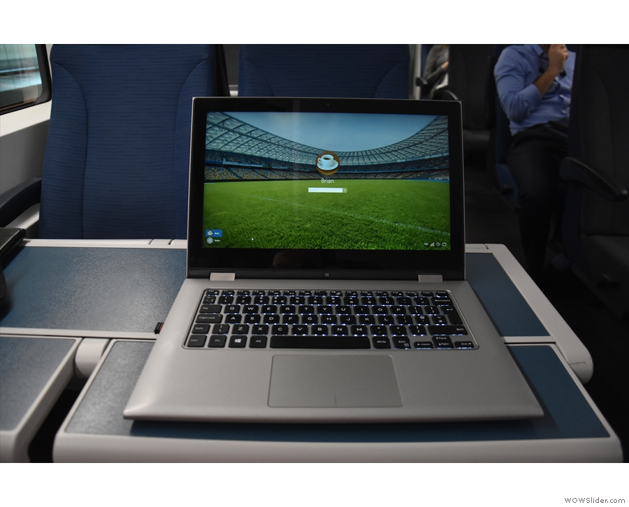 There's plenty of room for your laptop...