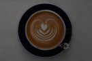 ... which had some lovely latte art...