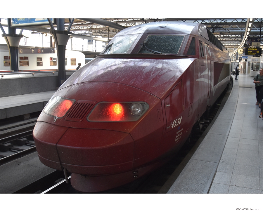 Time to say goodbye to the Thalys and go find my Eurostar.