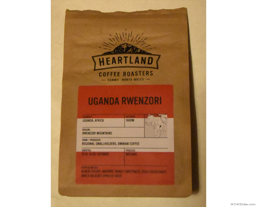 ... I also got the last bag of the Uganda Rwenzori (which was hiding in the back row!).