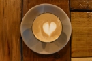 ... starting with the Los Nogales, a naturally-processed single-origin, as a cortado...
