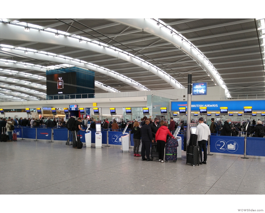 I arrived at Heathrow Terminal 5 in plenty of time, which was just as well. I've never...