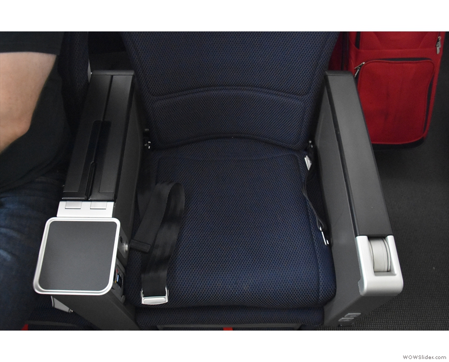 The armrests on these seats are quite important as they store plenty of kit.