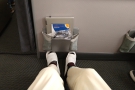I also had decent leg room between my seat and the bulkhead.