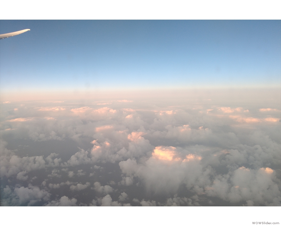 A view I will never tire of: seeing the clouds from above.