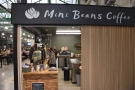 ... directly in front of you if you enter by the right-hand door, is Mini Beans Coffee.