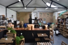 The roastery part of The Roastery at Cobham is right at the back.