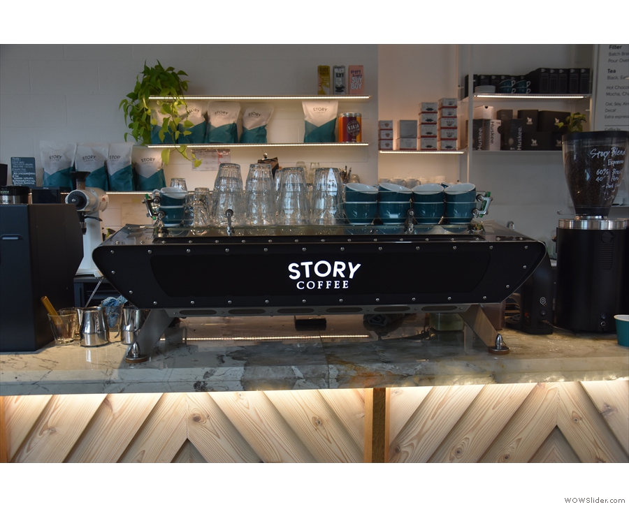 October: does your coffee machine tell you a story? Story Coffee, Wandsworth, London.