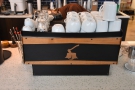 I was taken with the customised Synesso espresso machine, used to make our coffee.