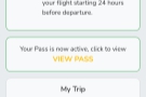 My pass is now active...