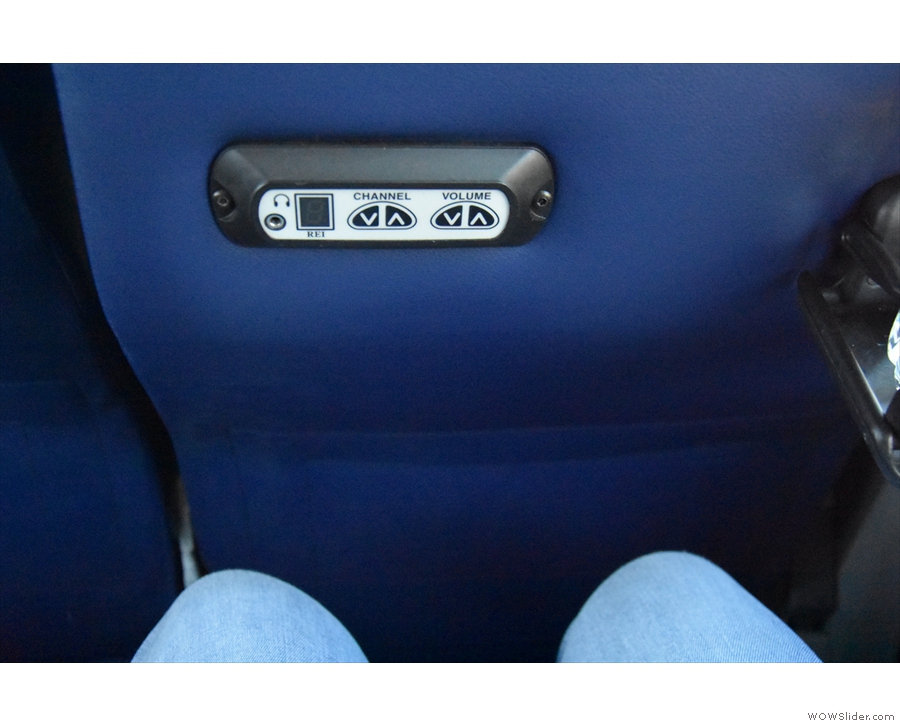 I had plenty of legroom by the way, even with the seat in front reclined.