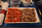 ... which consisted of a very tasty rice with a tomato sauce, although the dessert was...