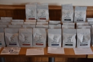 There's a selection of single-origins and blends for sale.