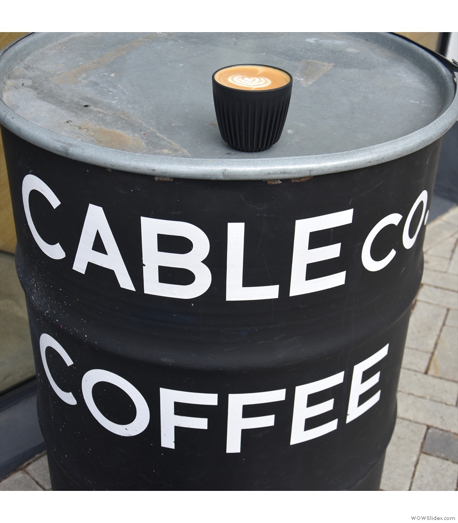 Cable Co., The Aircraft Factory, a glass-walled coffee bar in the heart of Hammersmith.