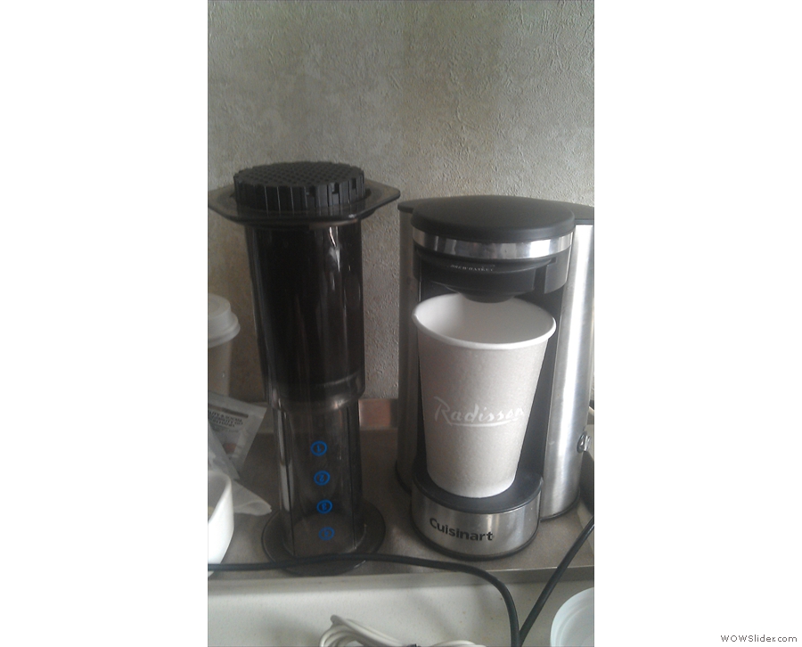 However, I didn't lack good coffee since I brought the trusty Aeropress with me...