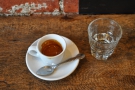 More coffee options here: this espresso came from Pavement Coffeehouse on Boylston.