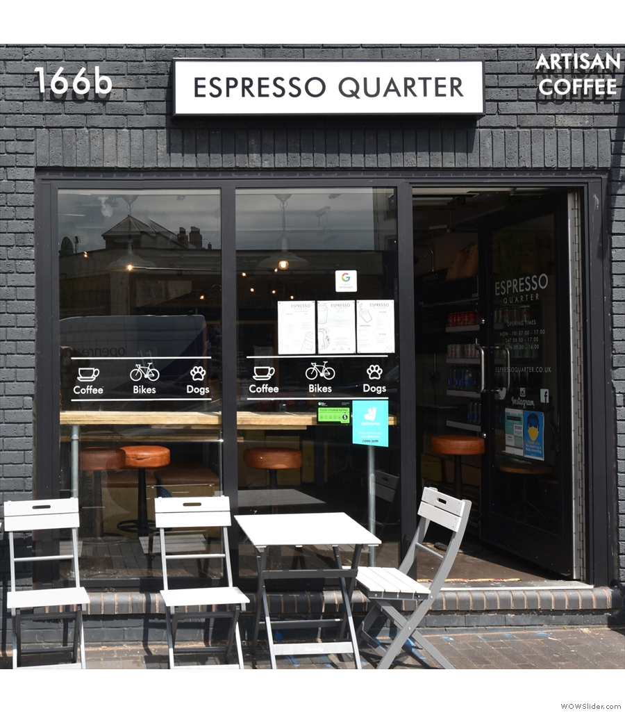 Espresso Quarter, the latest in the Espresso Station family, in the Jewellery Quarter.