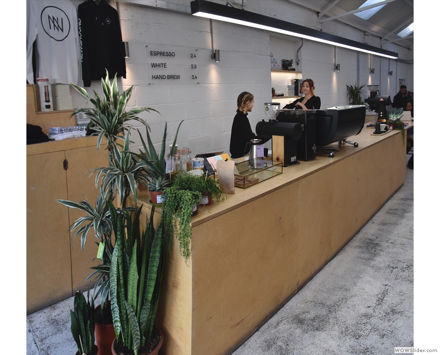 Although opened as a dedicated roastery in 2018, it now has a coffee shop at the front...