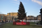 On St Andrew Square, in the heart of Edinbugh, just behind the Christmas Tree... 